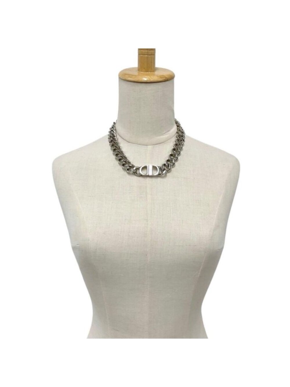 Dior CD Icon Chain Link Necklace - Picture 6 of 8